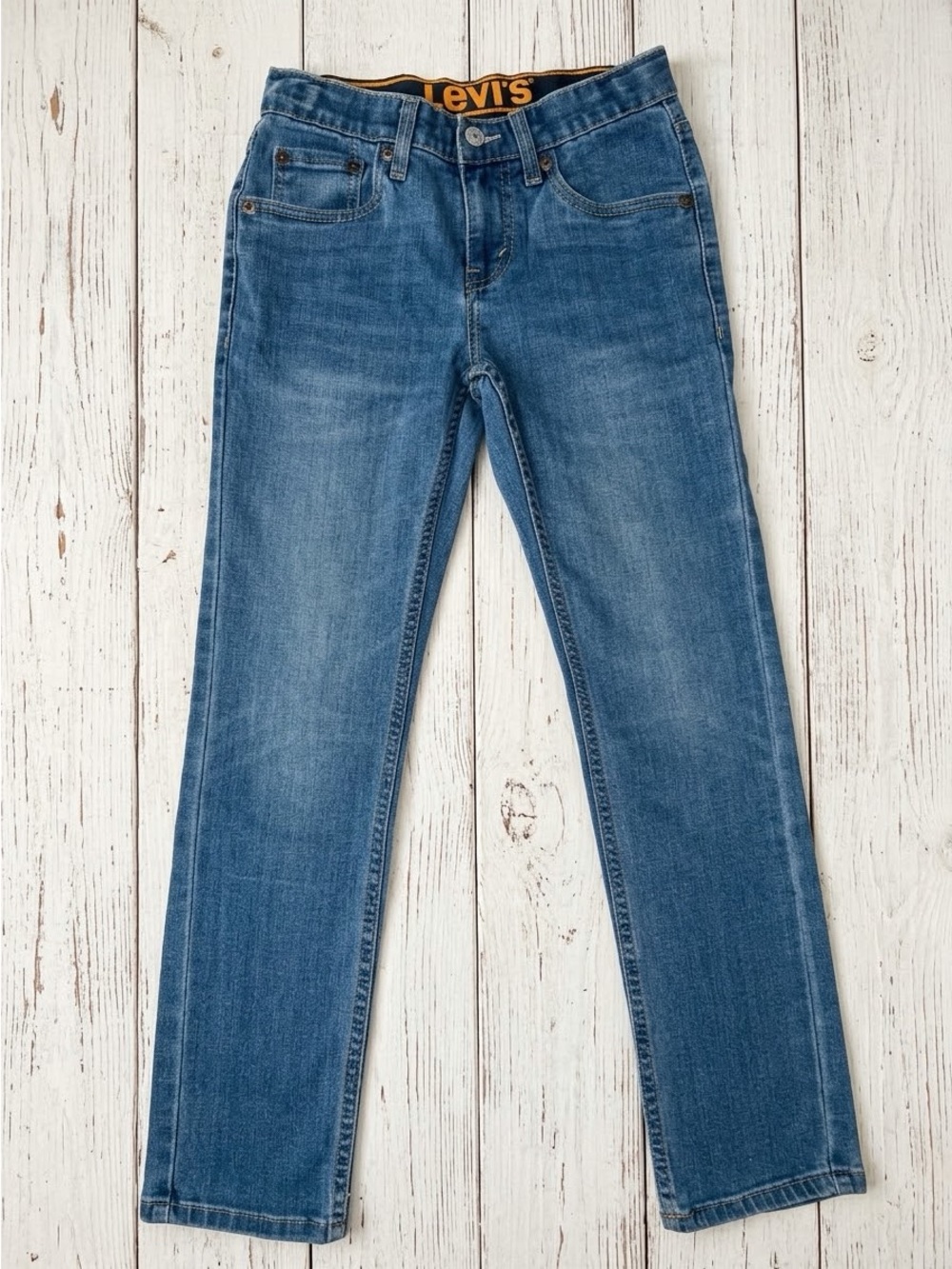 Levi's 510 Skinny Fit Light Wash Boys Jeans Size 10 REG